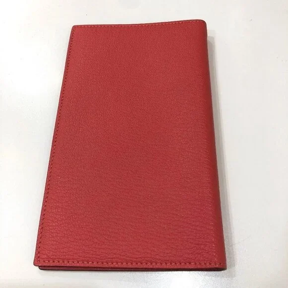 HERMES Writing instruments Agenda Vision 2 Stationery Notebook cover Chevre pink